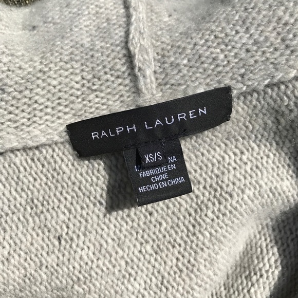 Ralph Lauren Black Label Donegal Cashmere Hooded Poncho - Picture 7 of 8